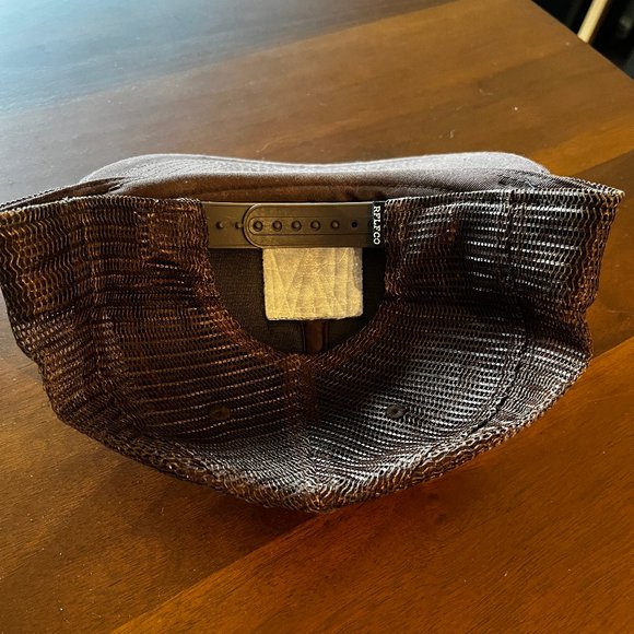 RFLF Brown Mesh Back Trucker Hat - Picture 2 of 3